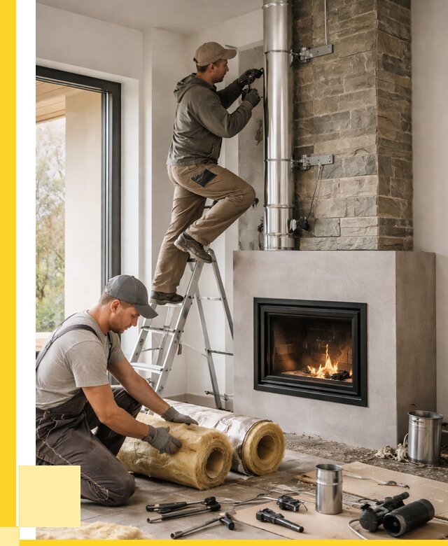 Монтаж дымоходов для каминов в Урюпинске от 15452 р. ЭриданРюп