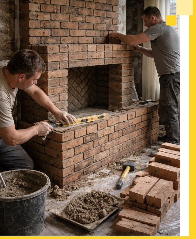 Изготовление и установка кирпичных каминов в Урюпинске