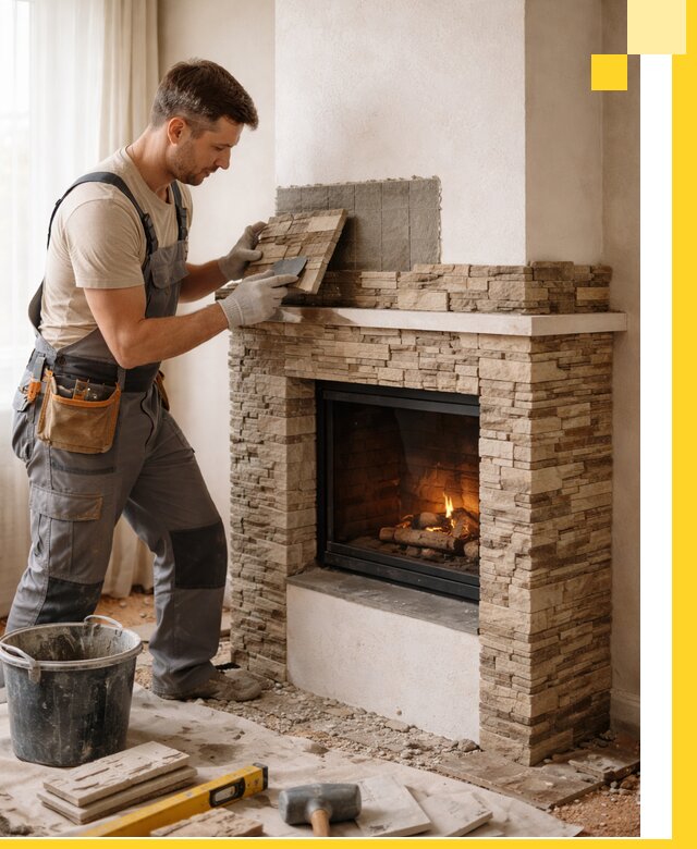 Изготовление и монтаж каминов для дома под ключ в Урюпинске