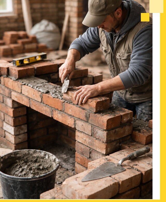 Кладка каминов под ключ в Урюпинске профессиональная отделка и монтаж