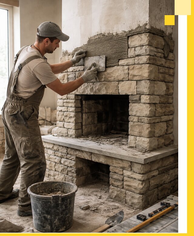 Строительство каминов под ключ в Урюпинске от проектирования до монтажа