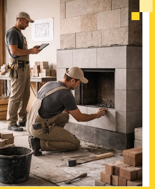 Индивидуальные проекты каминов и каминных систем в Урюпинске