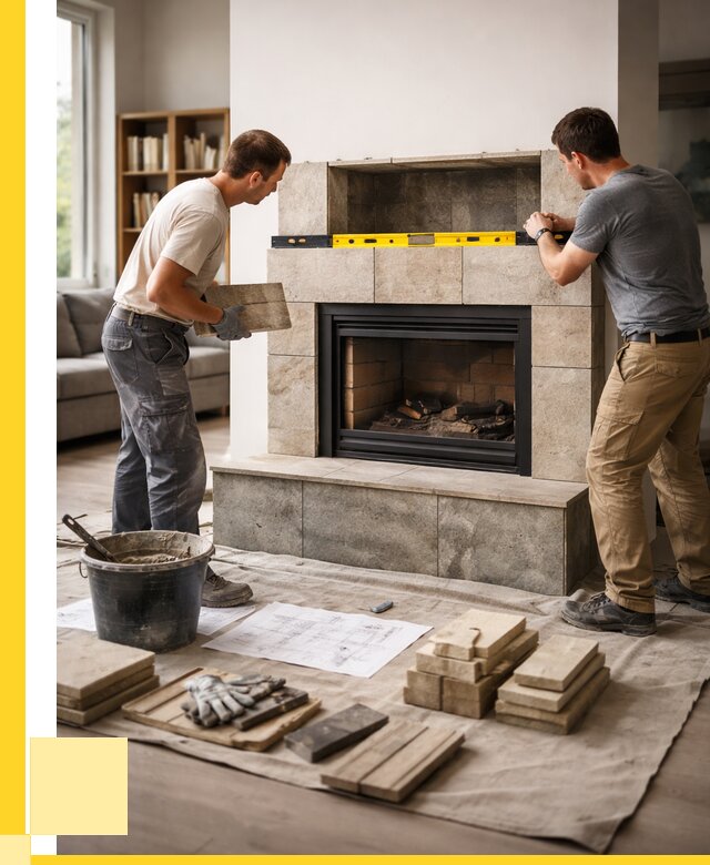 Монтаж каминов и установка в Урюпинске от 46355 р. | ЭриданРюп