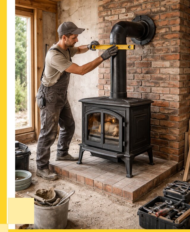 Монтаж печей установка банной печи в Урюпинске от 15452 р. | ЭриданРюп