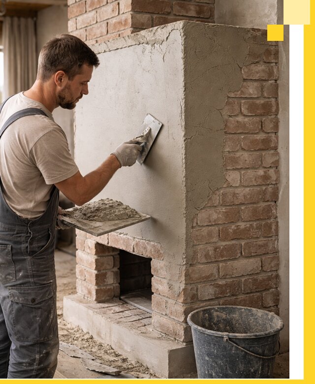 Отделка печей и облицовка каминов в Урюпинске под ключ