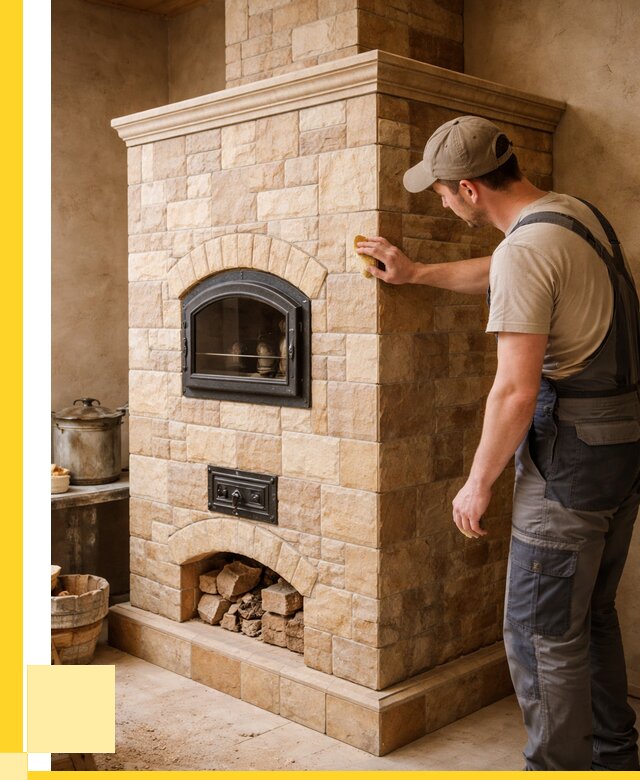 Облицовка печей в Урюпинске от 4635 р. под ключ | ЭриданРюп