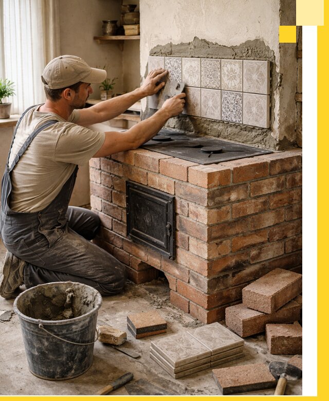 Печи с плитой на заказ монтаж гарантия и сервис в Урюпинске