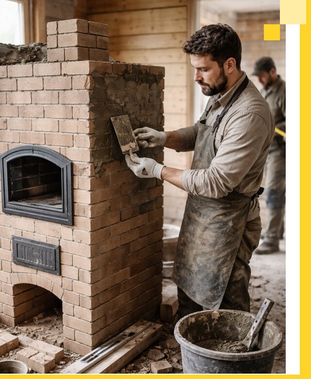 Изготовление и установка печей-шведок под ключ в Урюпинске