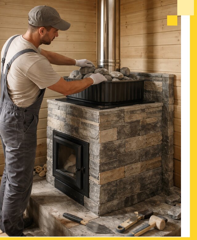 Печи для парной в Урюпинске, производство, монтаж и обслуживание