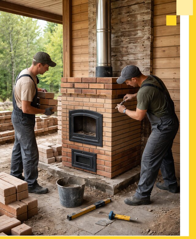 Производство и установка дачных печей под ключ в Урюпинске