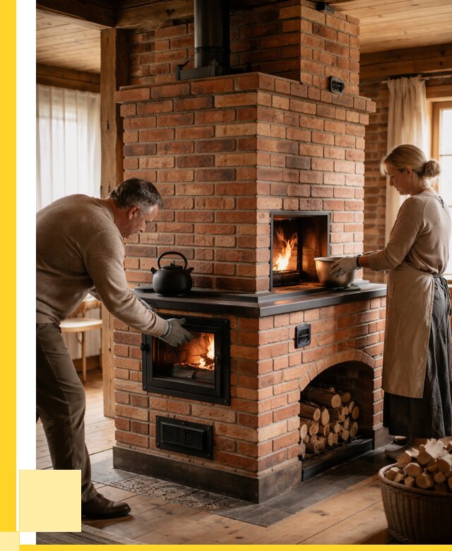 Печи для загородного дома под ключ в Урюпинске от 82408 р. | ЭриданРюп