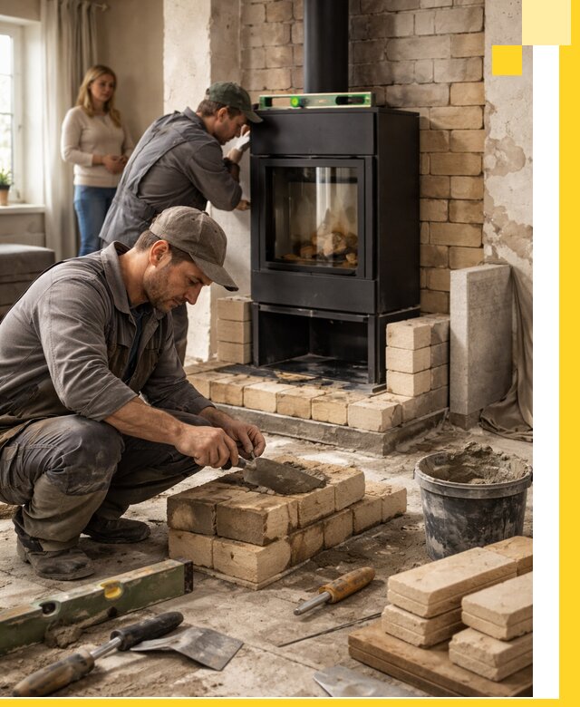 Печи и камины под ключ: проект, установка в Урюпинске