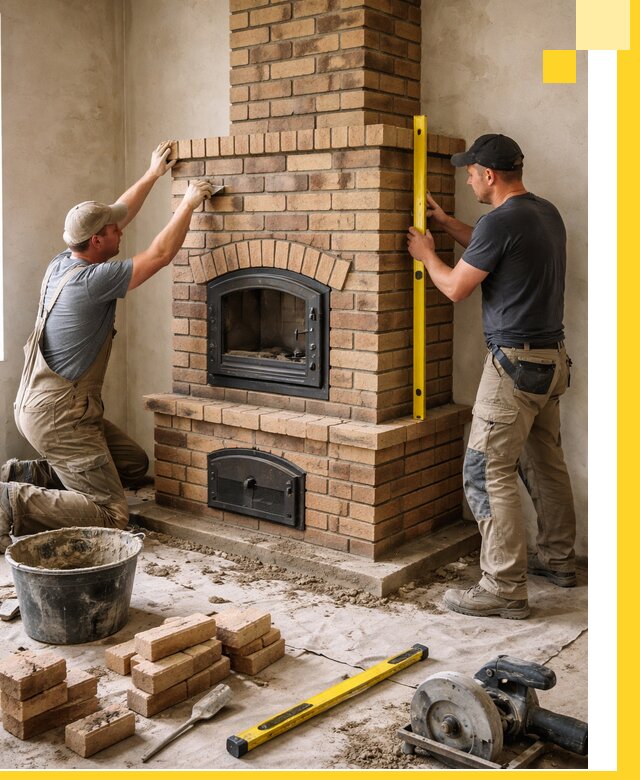 Продажа и установка печей и каминов для дома под ключ в Урюпинске