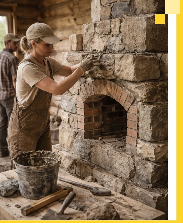 Каменные печи на заказ и монтаж в Урюпинске, долговечные решения