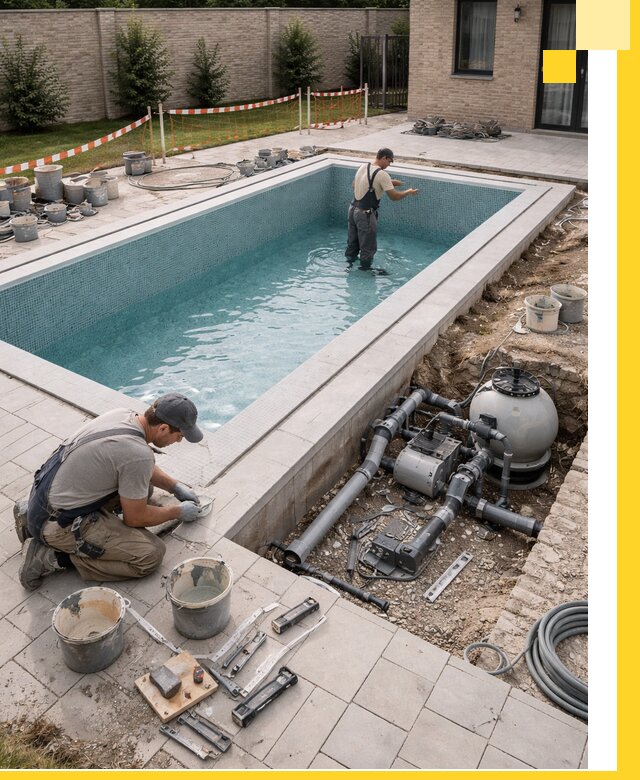 Строительство бассейнов под ключ в Урюпинске: проекты и монтаж