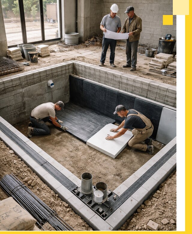 Проекты частных и общественных бассейнов под ключ в Урюпинске