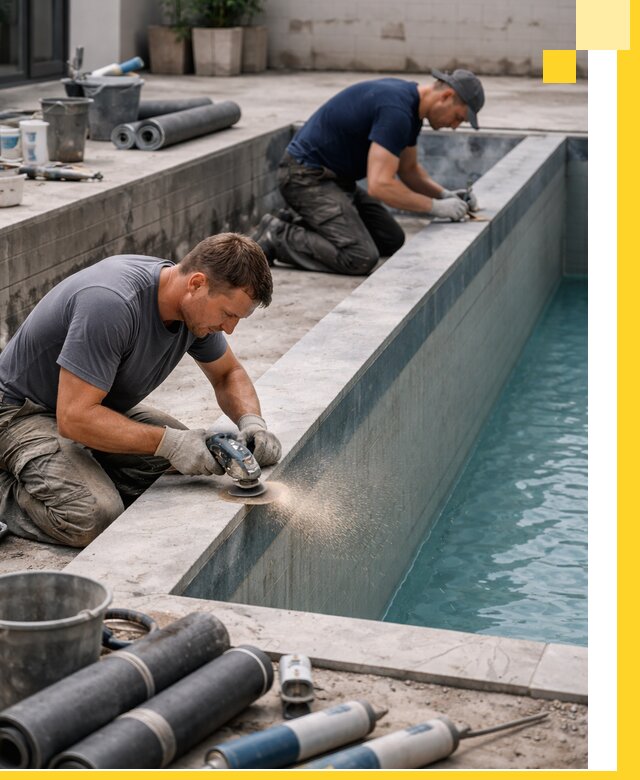 Профессиональный ремонт бассейнов под ключ в Урюпинске