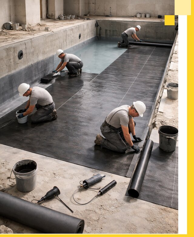 Профессиональная гидроизоляция бассейнов и чаш в Урюпинске под ключ