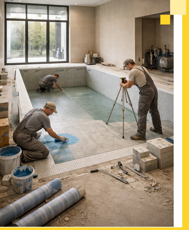 Проект и строительство закрытых бассейнов в Урюпинске под ключ