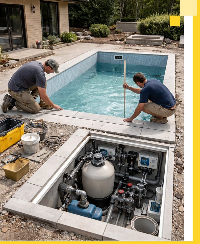 Строительство качественных домашних бассейнов под ключ в Урюпинске