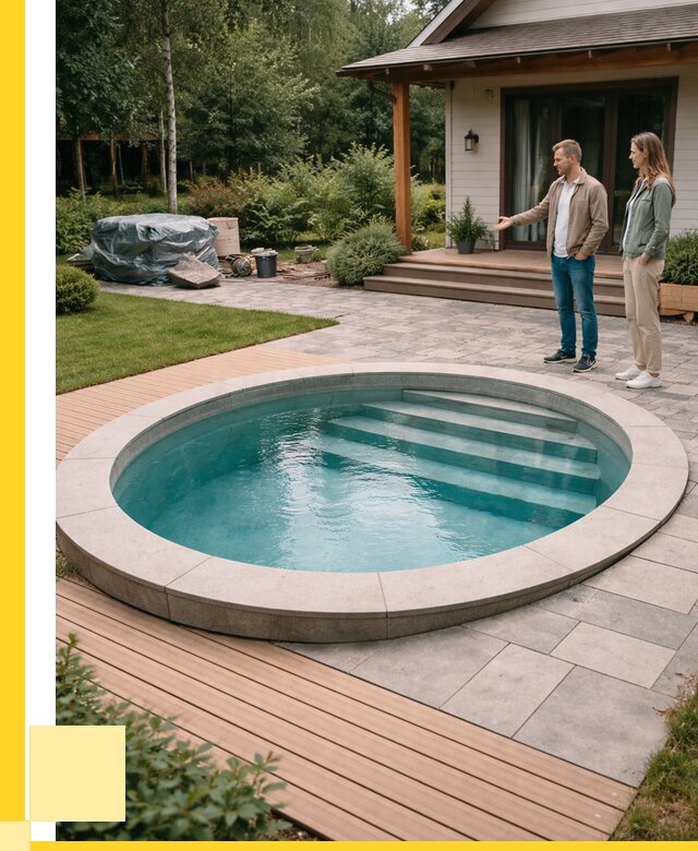 Бассейн на даче под ключ в Урюпинске от 206020 р., ЭриданРюп