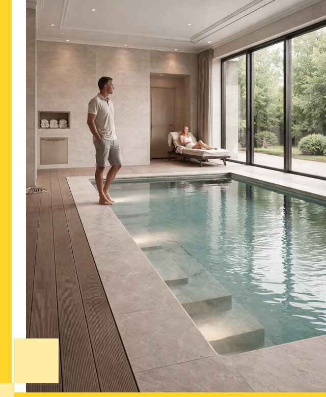 Бассейны в коттедже под ключ в Урюпинске от 1236120 р. | ЭриданРюп