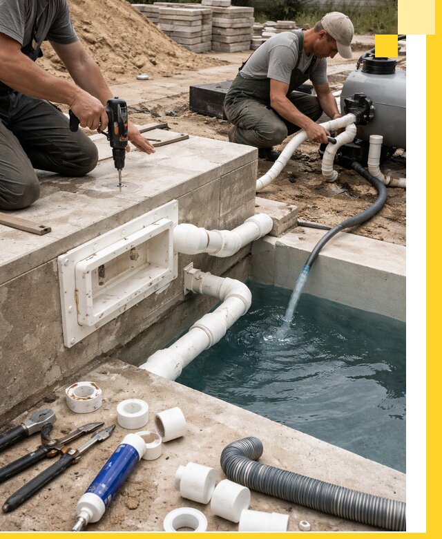 Строительство скиммерных бассейнов под ключ в Урюпинске