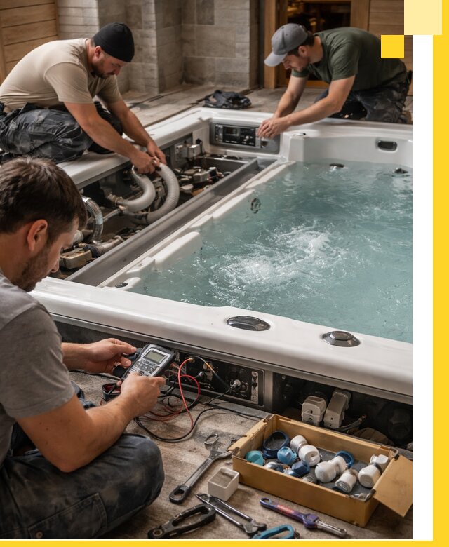 Гидромассажные бассейны под ключ в Урюпинске, дизайн и монтаж