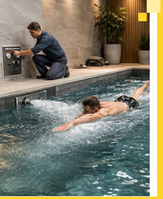 Проектирование и монтаж бассейнов с противотоком в Урюпинске