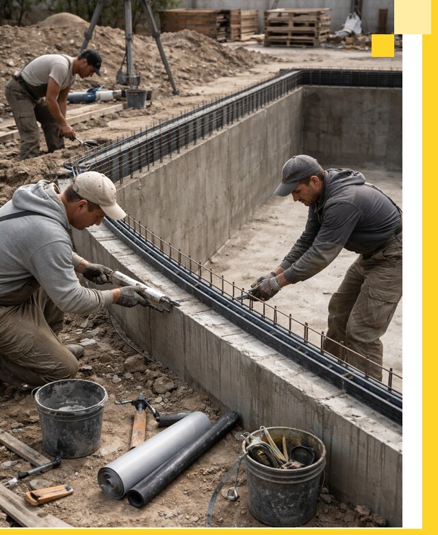 Качественный монтаж чаши бассейна в Урюпинске под ключ с гарантией