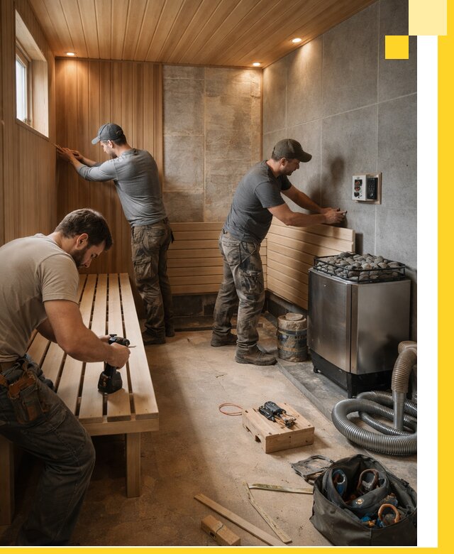 Сауны под ключ в Урюпинске, проектирование, строительство, отделка