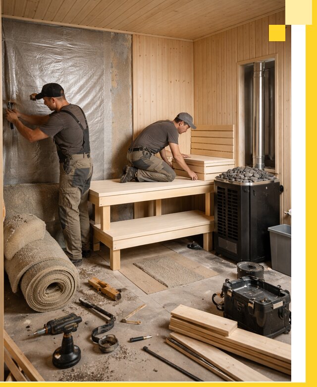 Проекты саун под ключ в Урюпинске дизайн и строительство