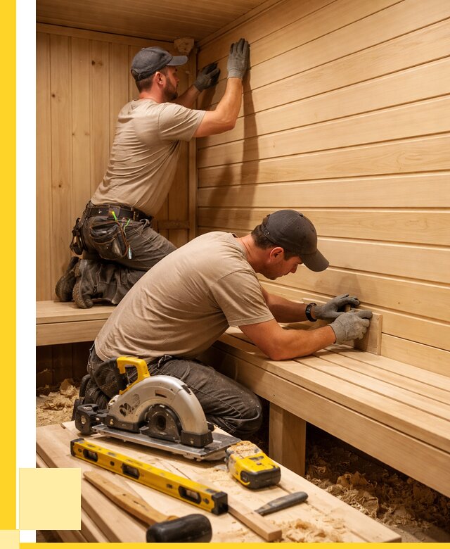 Обшивка саун вагонкой в Урюпинске от 2575 р. | ЭриданРюп