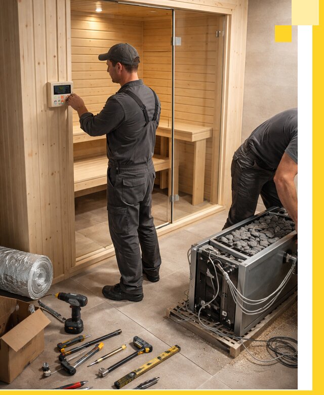 Поставка, установка и монтаж электрических саун в Урюпинске