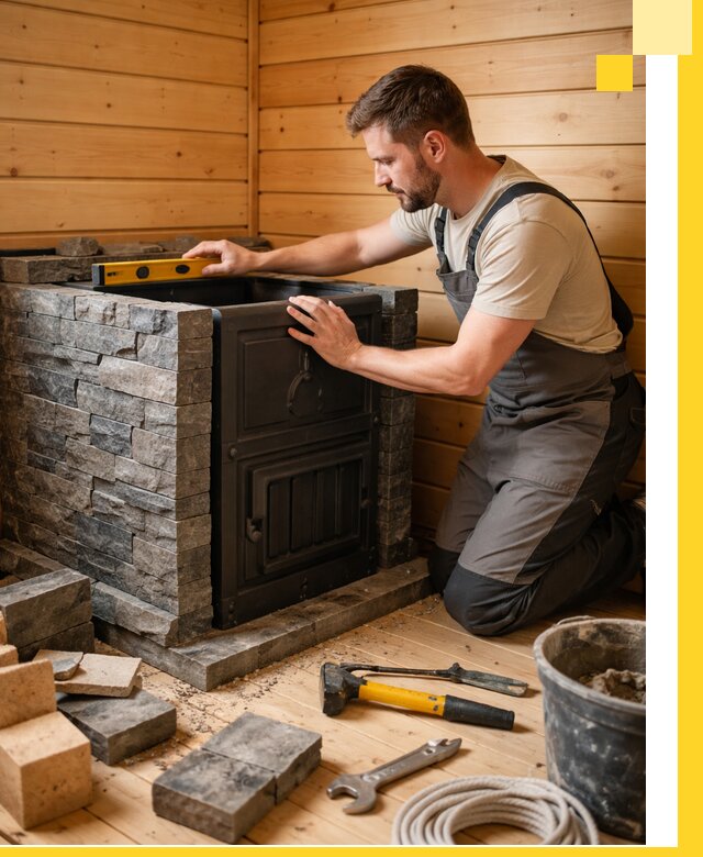 Производство и установка печей для саун под ключ в Урюпинске