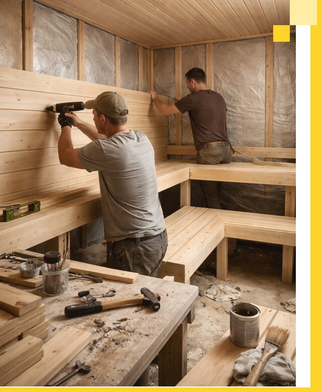 Профессиональная отделка бань и саун под ключ в Урюпинске