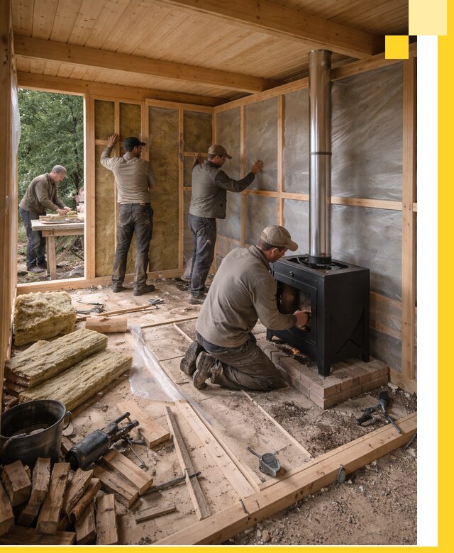 Профессиональный монтаж бань под ключ в Урюпинске для дома