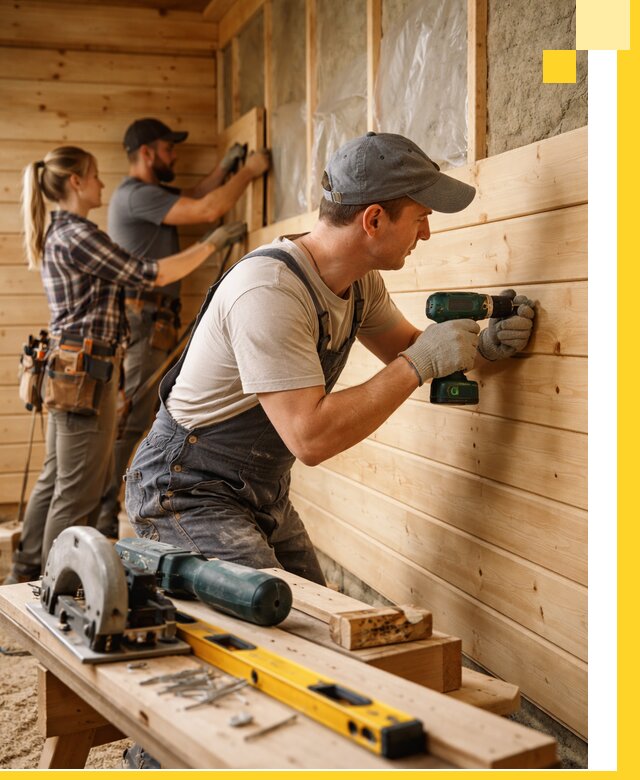 Обшивка бань под ключ в Урюпинске: отделка стен и потолков