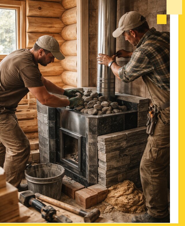 Строительство и отделка русских бань под ключ в Урюпинске