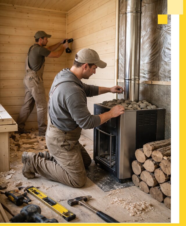 Строительство деревянных бань под ключ в Урюпинске проекты и монтаж