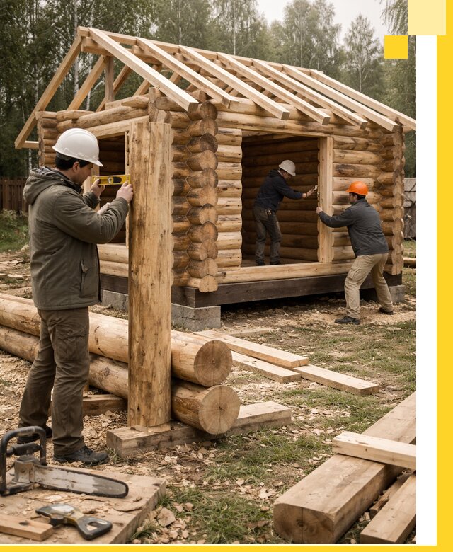 Строительство бань для дачи под ключ в Урюпинске с доставкой и монтажом