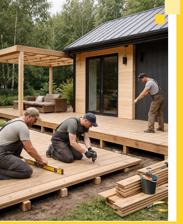 Строительство бань с террасой и бассейном под ключ в Урюпинске