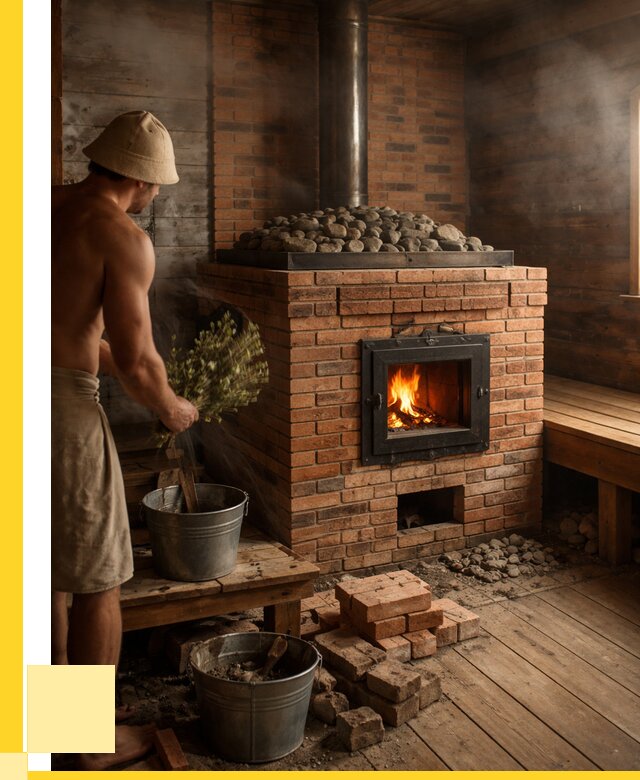 Кирпичные банные печи в Урюпинске от 92709 р. | ЭриданРюп