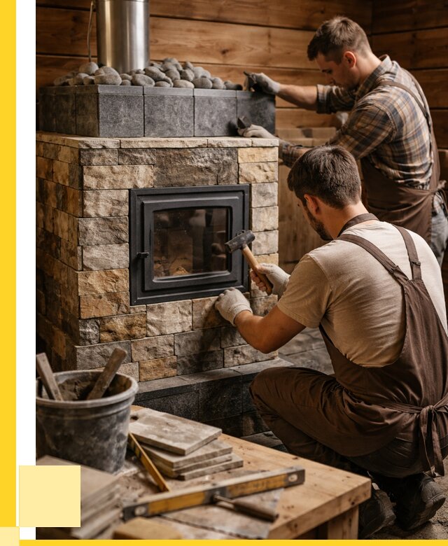 Облицовка банной печи в Урюпинске от 15452 р. | ЭриданРюп