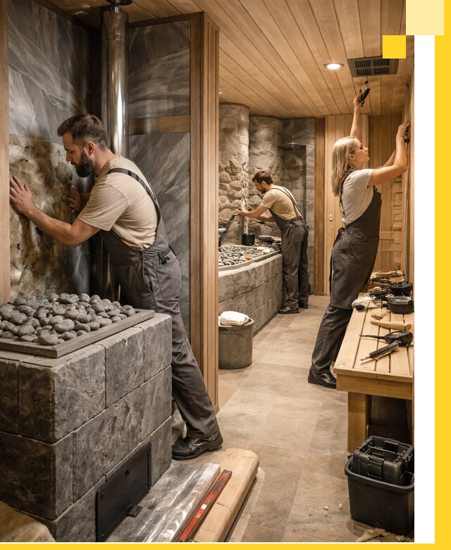 Строительство бань и SPA процедур в Урюпинске под ключ и отделкой