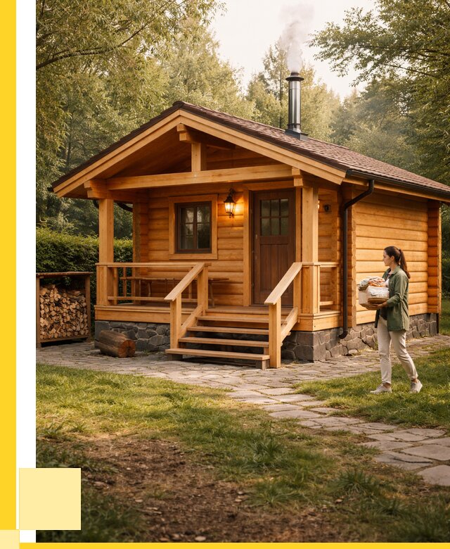 Купить баню под ключ в Урюпинске от 669565 р. | ЭриданРюп