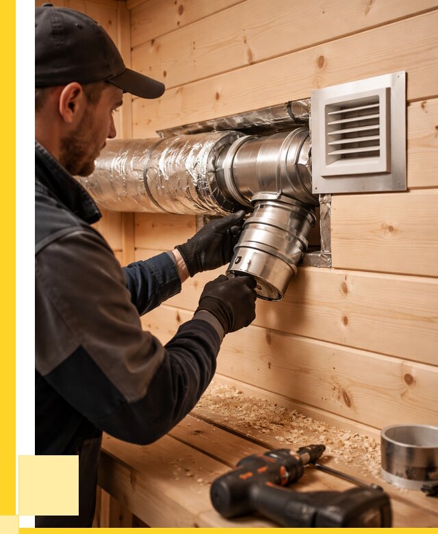 Монтаж вентиляции бани в Урюпинске от 12361 р. | ЭриданРюп