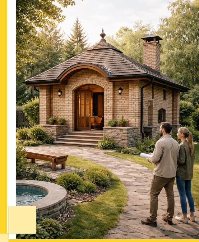 Проект кирпичной бани в Урюпинске от 30903 р. | ЭриданРюп