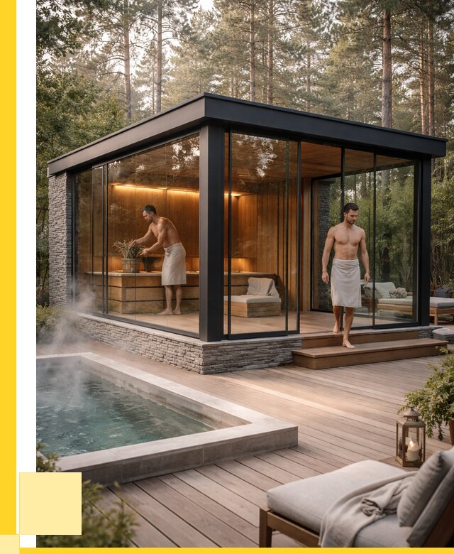 Стеклянные бани и двери в Урюпинске от 463545 р. | ЭриданРюп