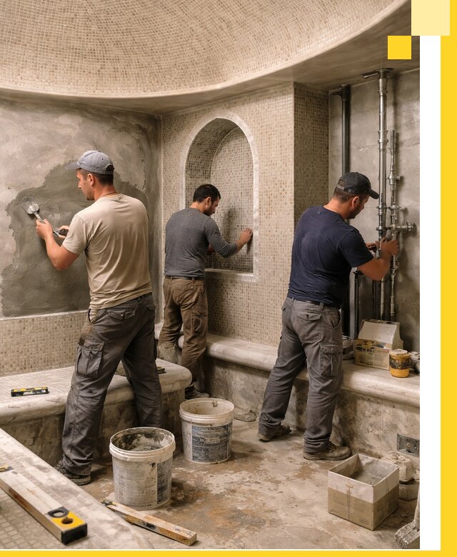 Профессиональный монтаж хамамов под ключ в Урюпинске с гарантией